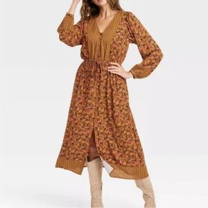 Knox Rose Brown Midi Dress